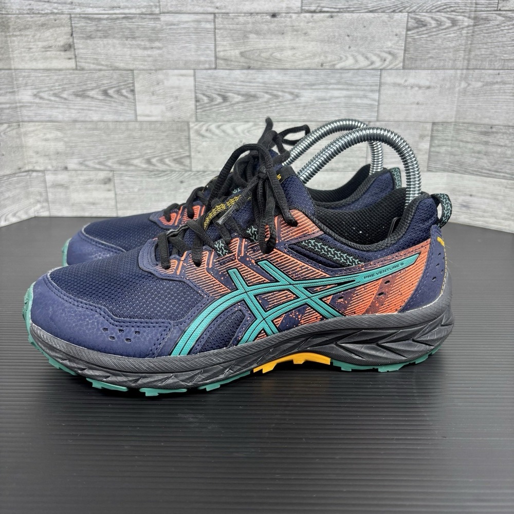 ASICS Gel-Venture 9 Midnight Rainy‎ Lake (GS) Women Size 6.5 boys 5